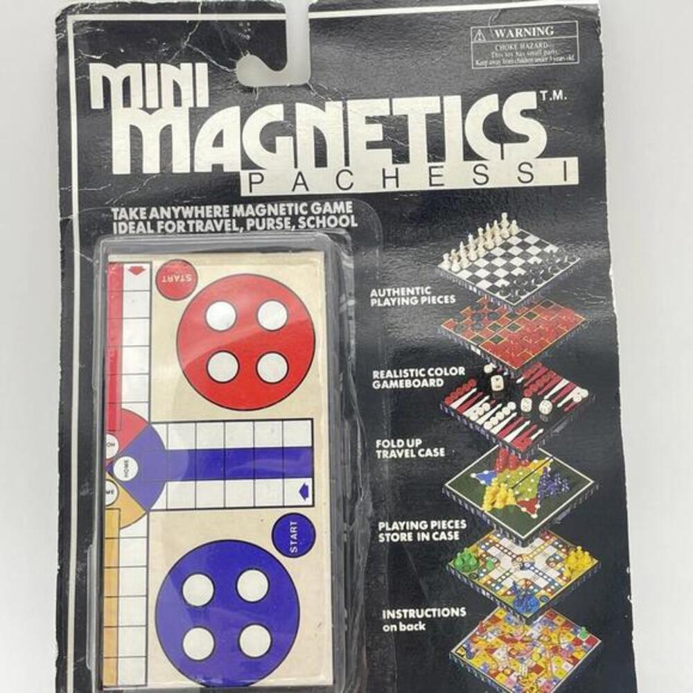 PACHESSI Travel Game Pocket Mini Magnetic FUNDEX Brand NEW Vintage 1989